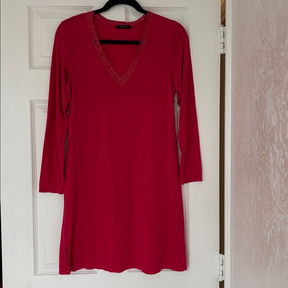 NWT Natori Feathers Essential hot pink Nightgown - S - Picture 1 of 5
